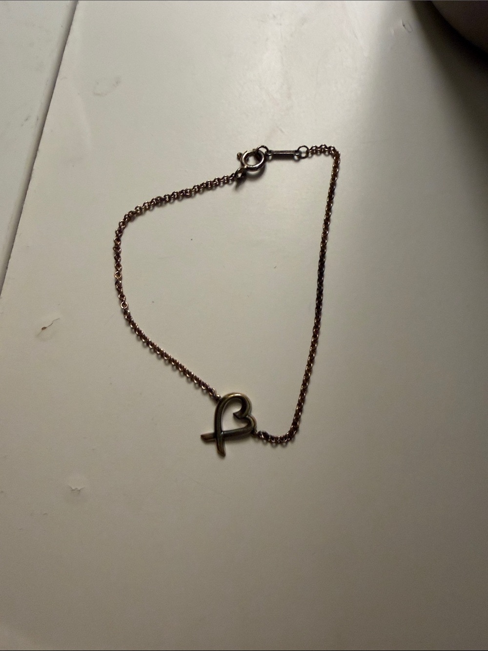 Tiffany and Co Paloma Picasso Loving Heart Bracelet Rose Gold